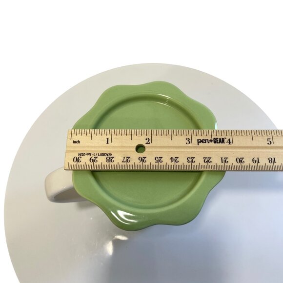 Starbucks Spring Floral Pink Flowers Ceramic Coffee Mug Cup w/ Coaster Lid 13 oz - Picture 7 of 9